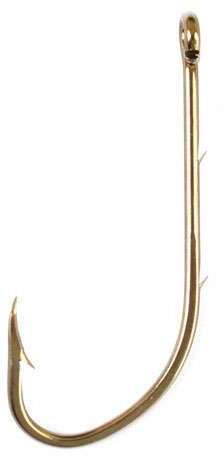 Eagle Claw 186 Baitholder Offset Hooks - Large - A Pack - Size 2/0