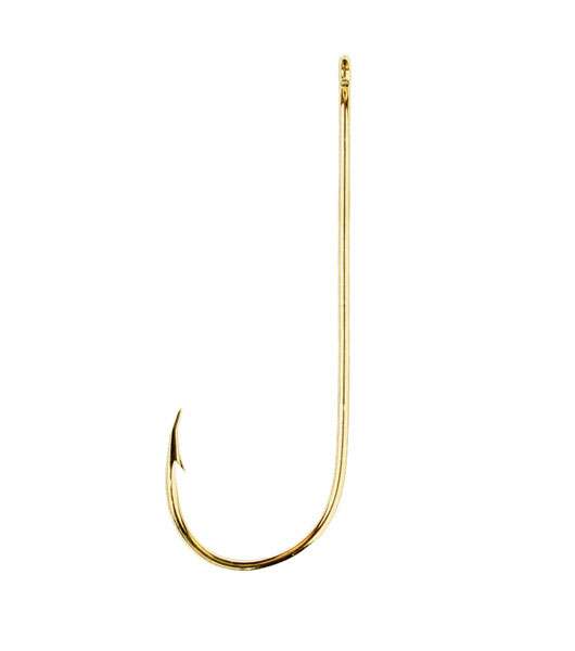 Eagle Claw 202 Aberdeen Light Wire Non-Offset Hooks 100 Box 1/0