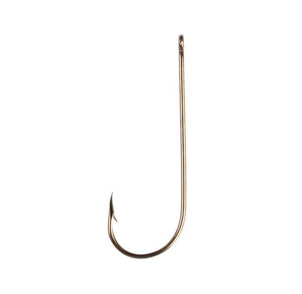 Eagle Claw 214 Aberdeen Light Wire Non-Offset Hooks 100 Box - Size 4