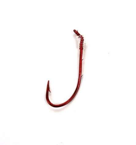 Eagle Claw Lazer Sharp 9139R Baitholder Snelled Hooks - Large - 1/0