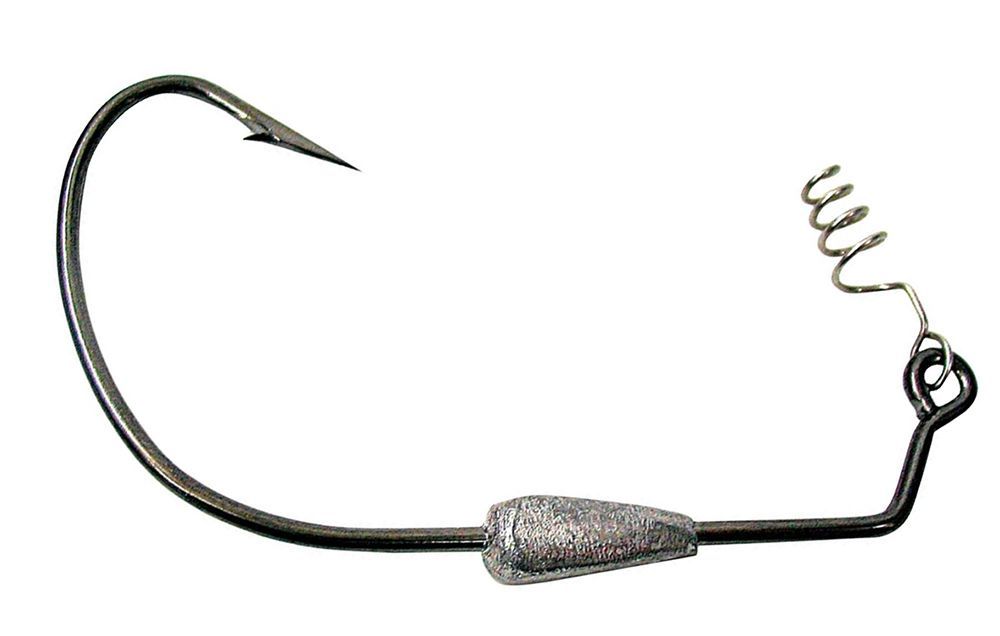 Eagle Claw Lazer Sharp L11118G Swimbait Hooks with Spring - 3/0