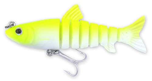 Egret Baits E-VM35 Vudu Mullet Lure Chartreuse - E-VM35 Chartreuse