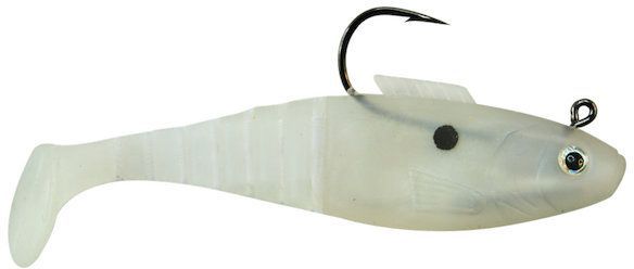 Egret Baits Vudu Shad - 3in - White Pearl