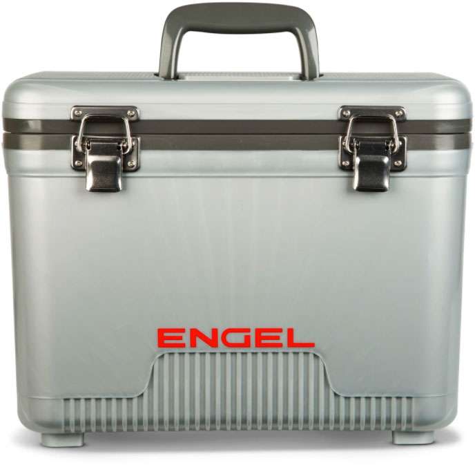 Engel Cooler/Dry Box - 13 Quart - Silver - UC13S