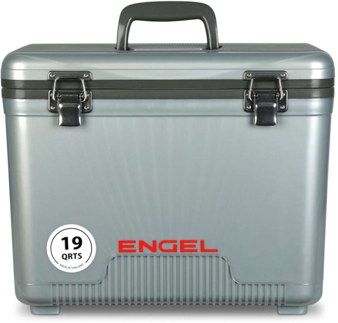 Engel Cooler/Dry Box - 19 Quart - Silver - UC19S