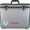 Engel Cooler/Dry Box - 30 Quart - Silver - UC30S