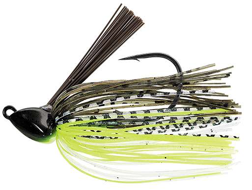 Evergreen Grass Ripper Swim Jig - 1/4oz - Bhite Delight