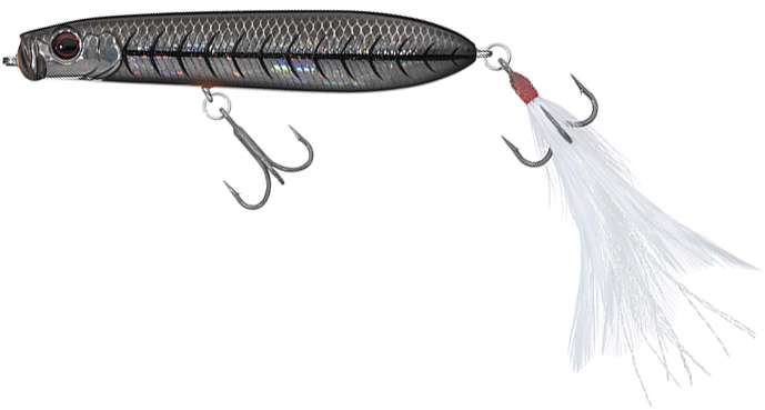 Evergreen Shower Blows SB-77.7 Topwater Bait - Black Bone