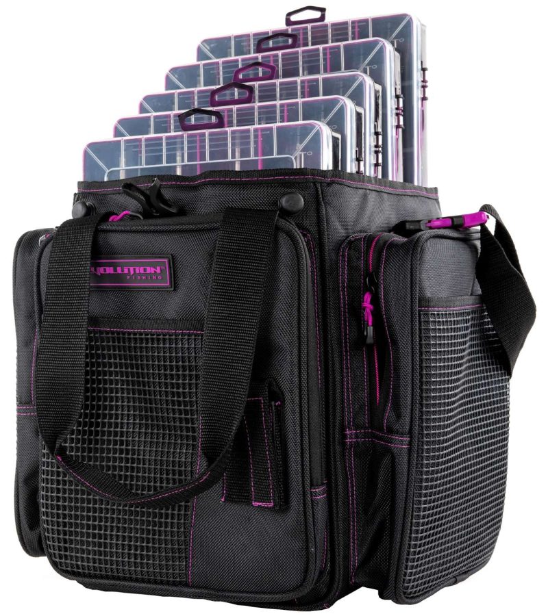 Evolution Outdoor Drift Series Vertical 3700 Tackle Bag - Purple