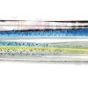 Fathom Offshore OC22 Trolling Lure Skirt - Blue/White/Yellow Vein/Las