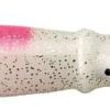 Fathom Offshore ST30 Bulb Squid 11in - Glow with Pink Bars