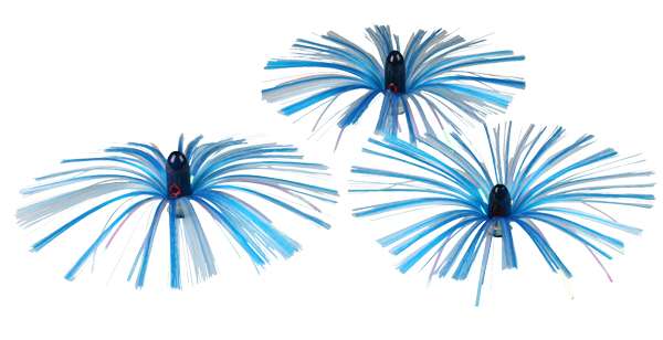 Fish Finder FF1 Joe Shute Skirt 1oz Blue Head/Blue Crystal - FF1 - Blue Head/Blue Crystal