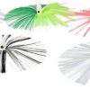 Fish Finder Tackle FF534 Joe Shute Glow Head Skirt Glow/Crystal - FF534GL Glow/Crystal