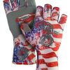 Fish Monkey Half Finger Guide Glove - Americana 2X-Large