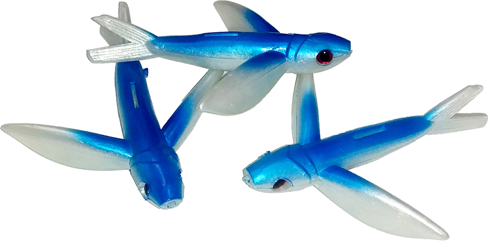 Fish Razr Flying Fish - 4in - Blue