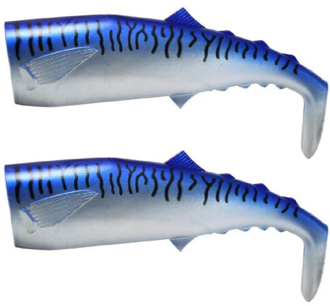 FishLab Mack Attack Replacement Bodies - 6-1/2in - Blue Mackerel