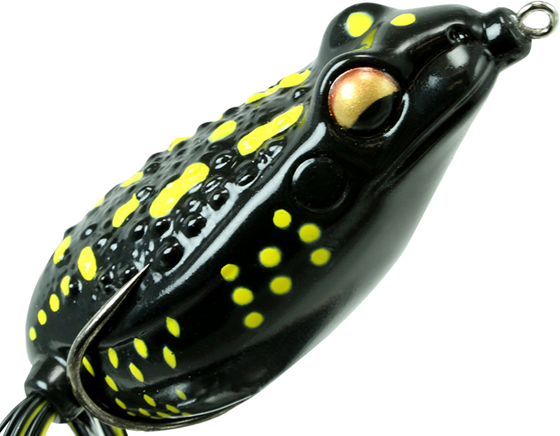 FishLab Rattle Toad - 2-3/4in - Black Frog