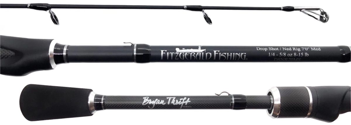 Fitzgerald Bryan Thrift Series Drop Shot/Ned Rig Spinning Rod - DSNR70MS