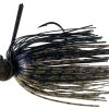 Fitzgerald Thrift Tungsten Micro Jig - 1/2oz - Green Pumpkin/Black Blue Flake