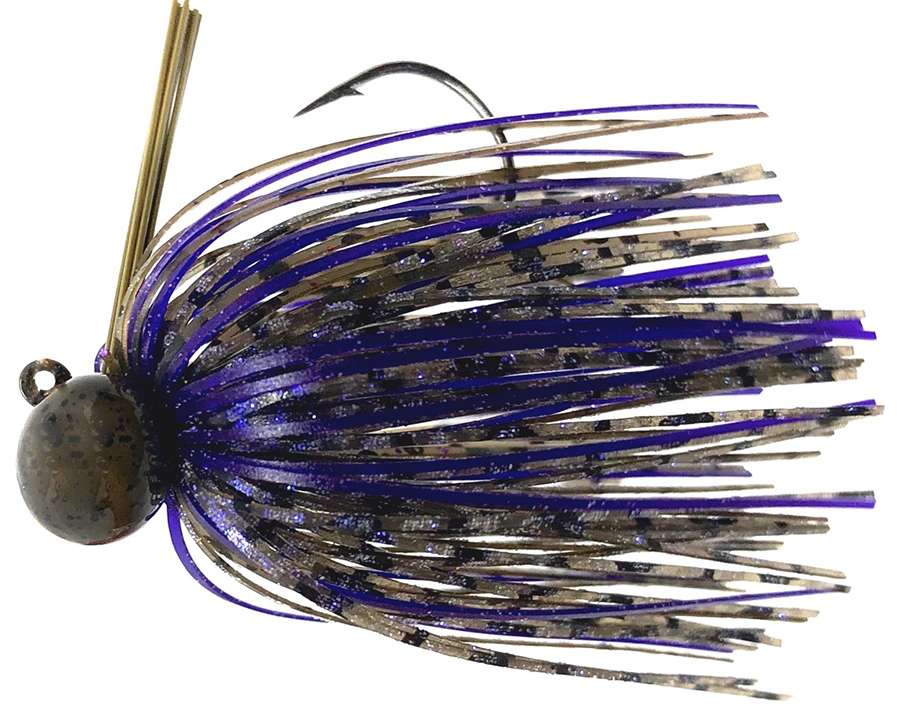 Fitzgerald Thrift Tungsten Micro Jig - 1/2oz - Green Pumpkin/Purple