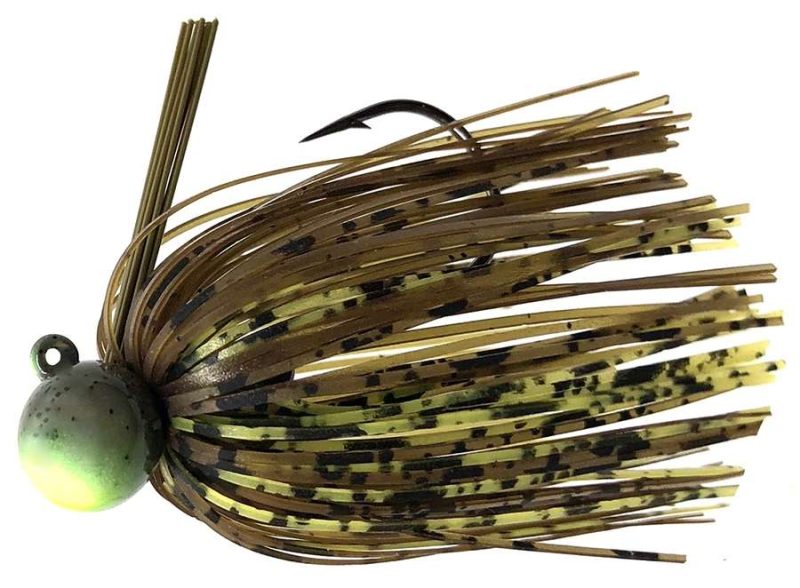 Fitzgerald Thrift Tungsten Micro Jig - 1/2oz - Green Pumpkin/Yellow