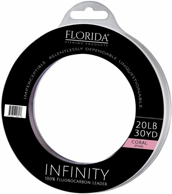 Florida Fishing Products Infinity Fluorocarbon Leader - 30yd - 20lb
