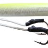 Frenzy Tackle Rigged 5oz Angry Jigs w/ Double Assist Hooks - Glow