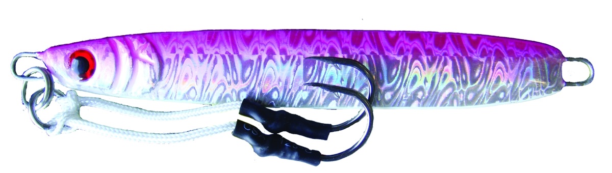 Frenzy Tackle Rigged 5oz Angry Jigs w/ Double Assist Hooks - Pink