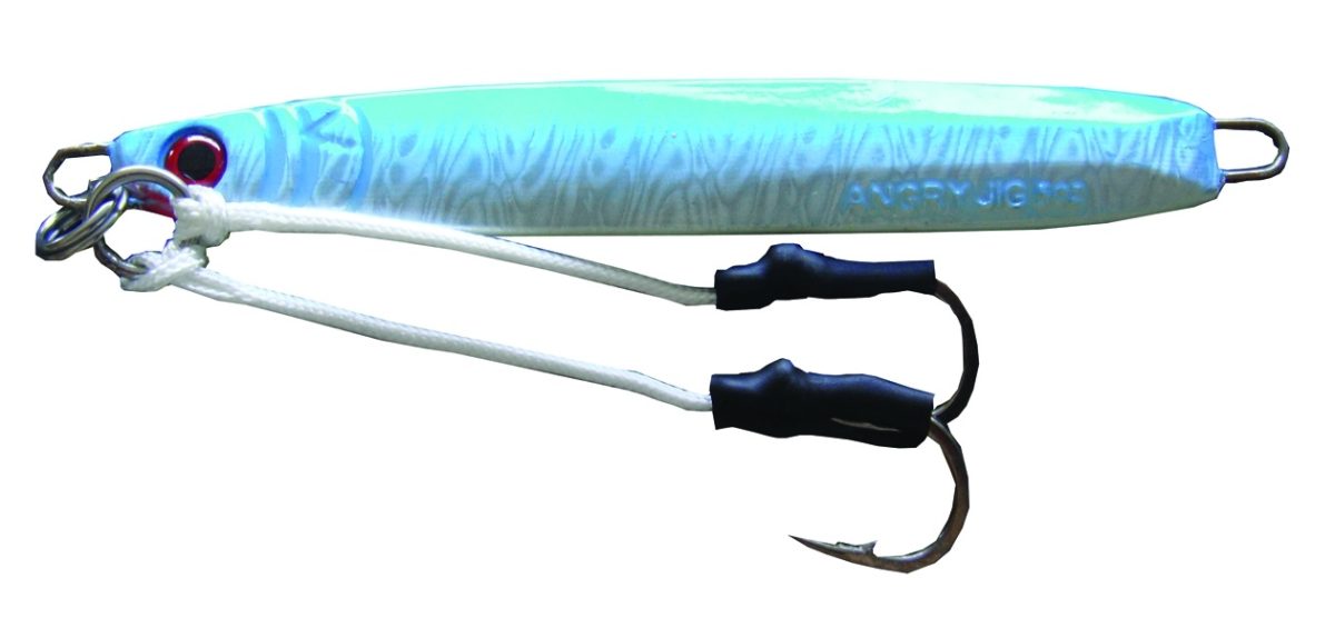 Frenzy Tackle Rigged 7oz Angry Jigs w/ Double Assist Hooks - Blue