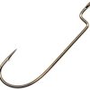 Gamakatsu - 07109 Worm Hook Offset Shank, Bronze 2 6 Pack