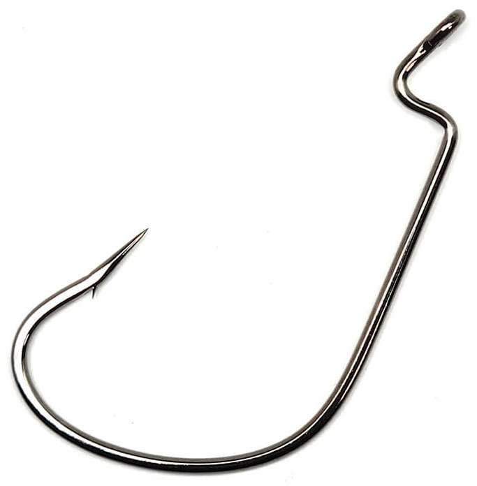 Gamakatsu - 204410 Worm Hook, Offset Shank, G-Lock, Ns Black 1 6 Pack