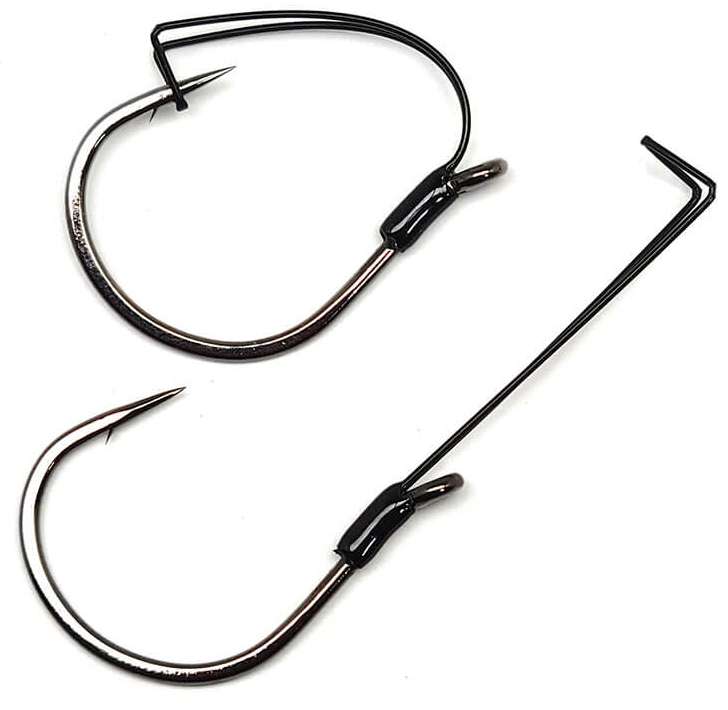 Gamakatsu Finesse Wide Gap Hook, Weedless, Ns Black - Size 1/0 - 230911