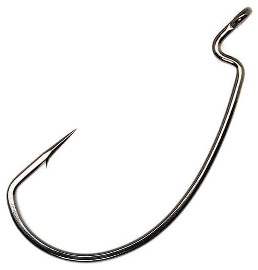 Gamakatsu SuperLine Worm Hook, Offset Shank, X-Wide Gap 2/0 5pk - 74412