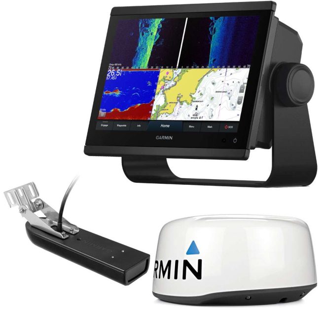 Garmin GPSMAP 1243xsv - BlueChart g3, LakeVu g3 w/GT23M-TM & GMR 18 HD+