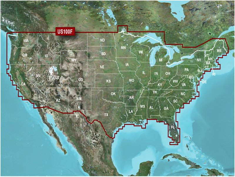 Garmin LUS100F LakeVu g3 - Continental U.S.A. - microSD/SD