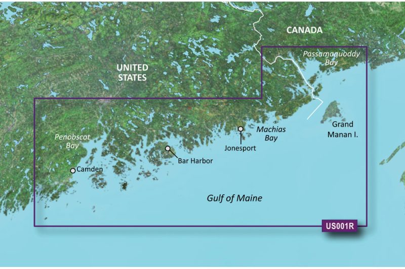 Garmin VUS001R BlueChart g3 Vision HD - North Maine