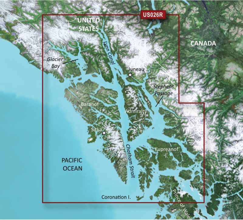 Garmin VUS026R BlueChart g3 Vision HD - Wrangell/Juneau/Sitka