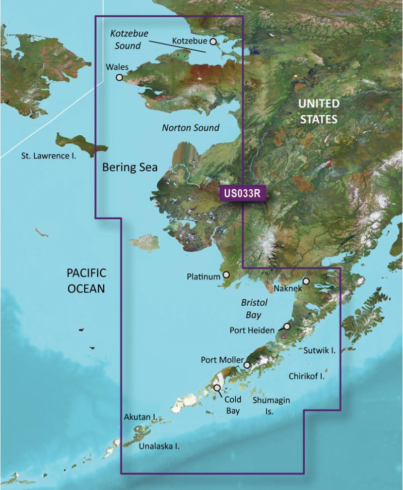 Garmin VUS033R BlueChart g3 Vision HD - Bristol Bay to Kotzebue Sound