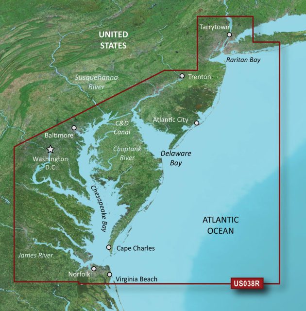 Garmin VUS038R BlueChart g3 Vision HD - New York to Chesapeake