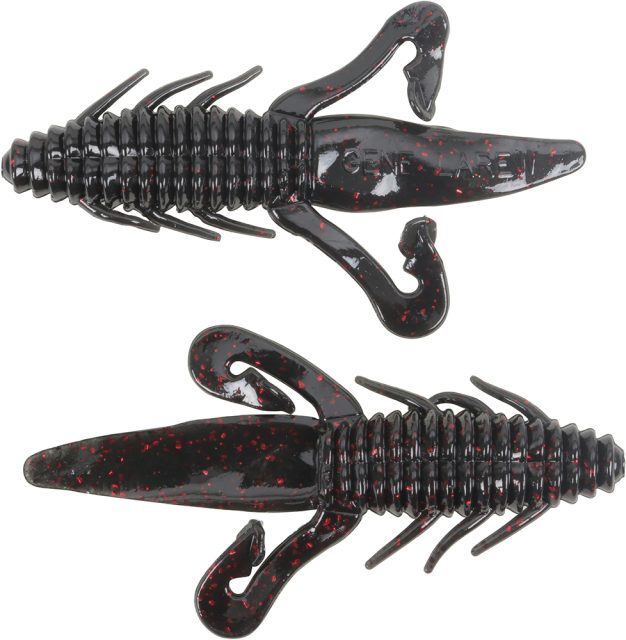 Gene Larew Biffle Bug - Black Neon