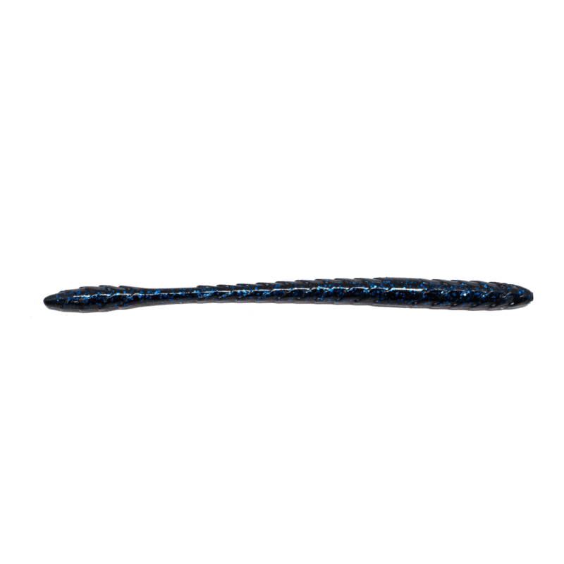 Googan Baits Slim Shake Worm - Black Blue Flake