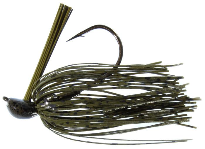 Greenfish Tackle HD Skipping Jig - 1/2oz - Green Pumpkin