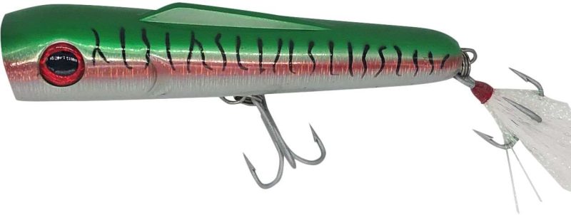 Guides Choice M80 Popper - Green Mackerel