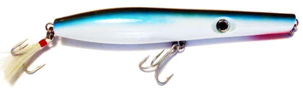 Guides Secret Shore Catch Poppa Pencil Lures OLVWB Olive/White Belly - SCPP OLVWB Olive/White Belly