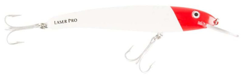 Halco LP190D Laser Pro Lure White Redhead - LPD190D White Redhead