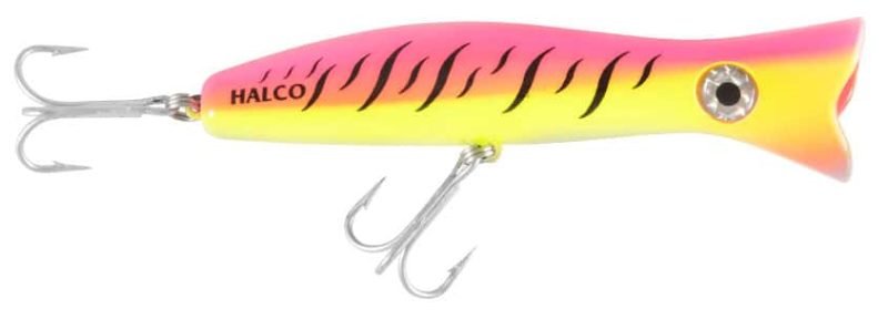 Halco RP160 Roosta Popper Lure Pink Fluoro - RP160 Pink Fluoro