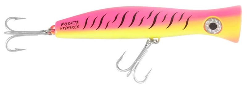 Halco RP195 Roosta Popper Lure Pink Fluoro - RP195 Pink Fluoro