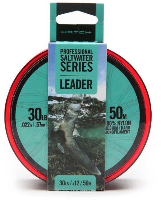 Hatch Professional SS Med/Hard Mono Leader - 50M - 30lb - HMLM-H50-30LB