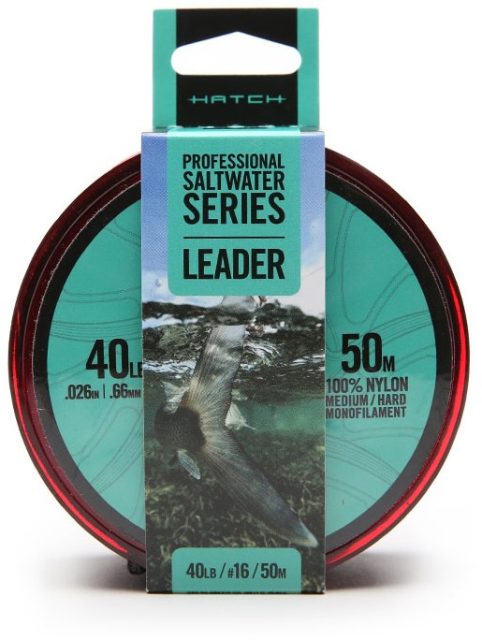 Hatch Professional SS Med/Hard Mono Leader - 50M - 40lb - HMLM-H50-40LB