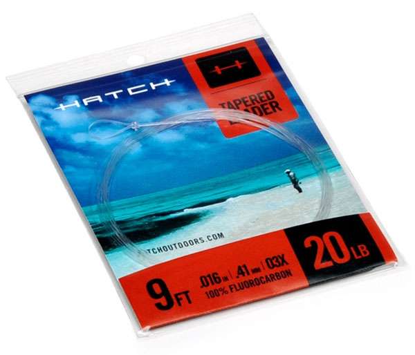 Hatch Saltwater Fly Fishing Tapered Leaders - HTL-9-20LB